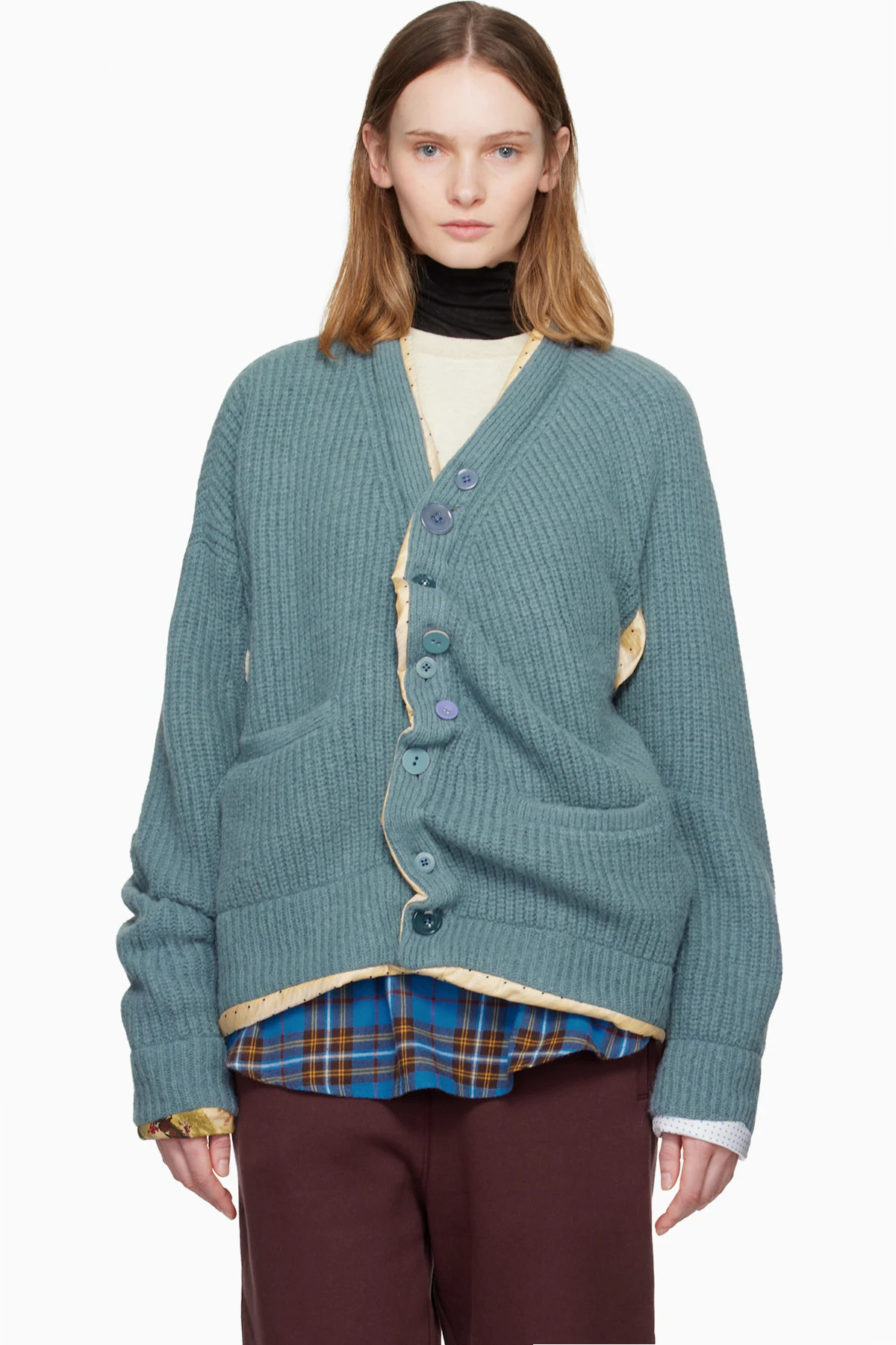 Blue UC2E1902 Cardigan