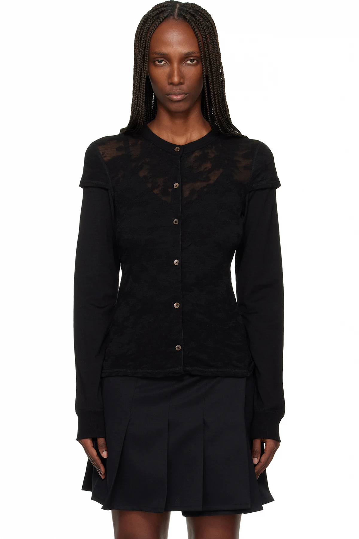 Black Heat Longsleeve Cardigan