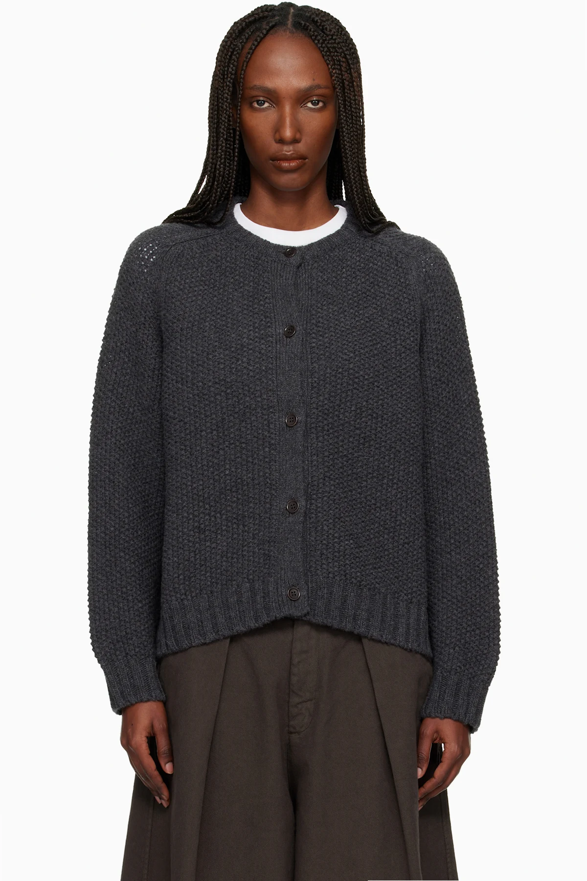 Gray Atomic Cardigan