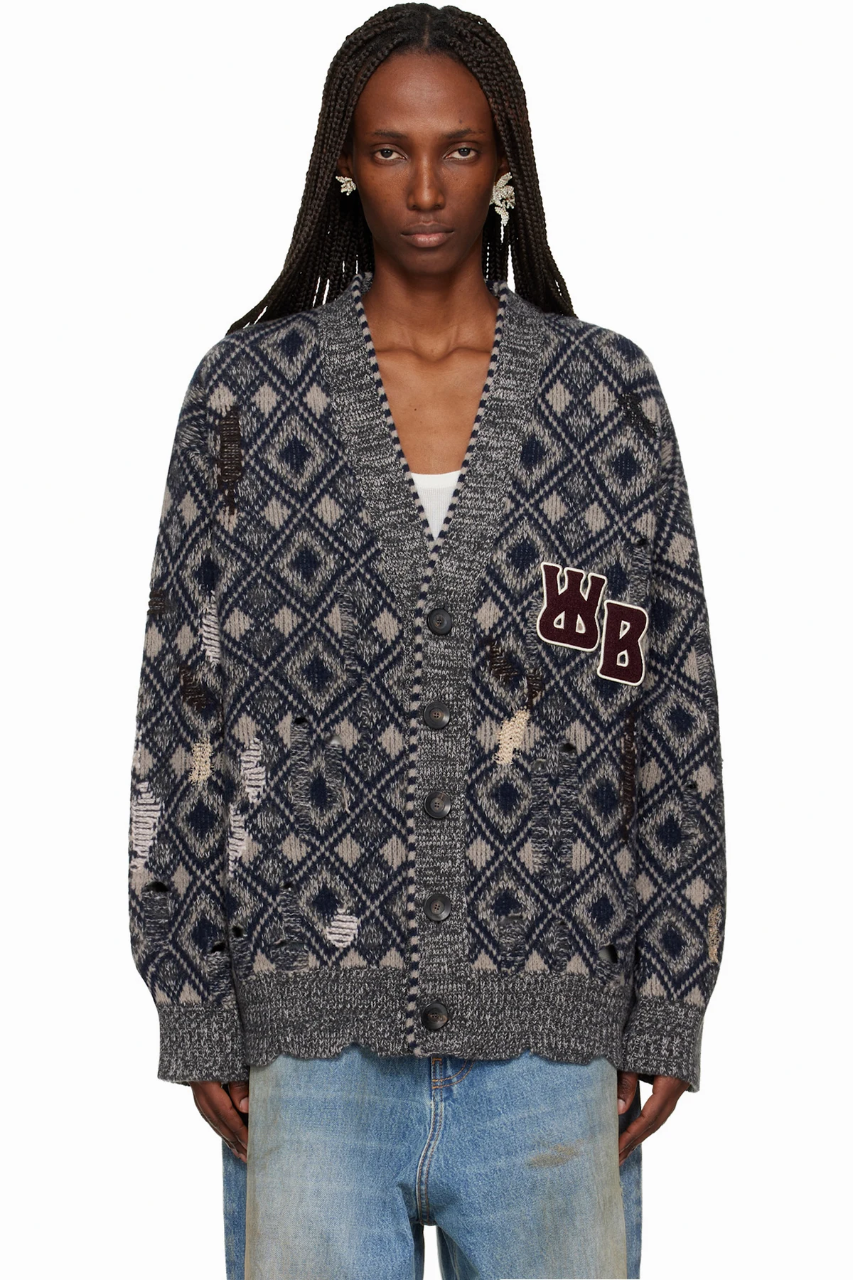 Gray 'The Sibling' Cardigan