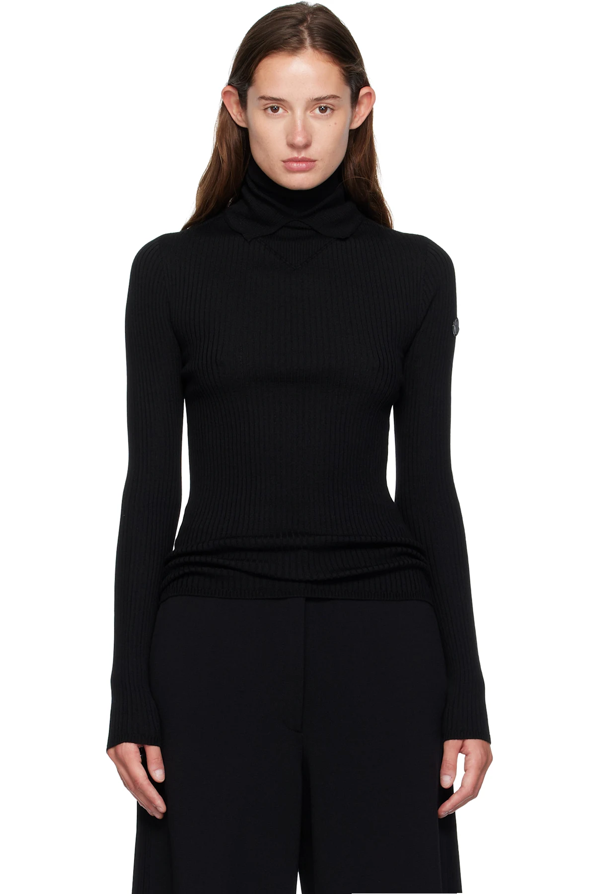 Moncler x EE72 Black Wool Turtleneck