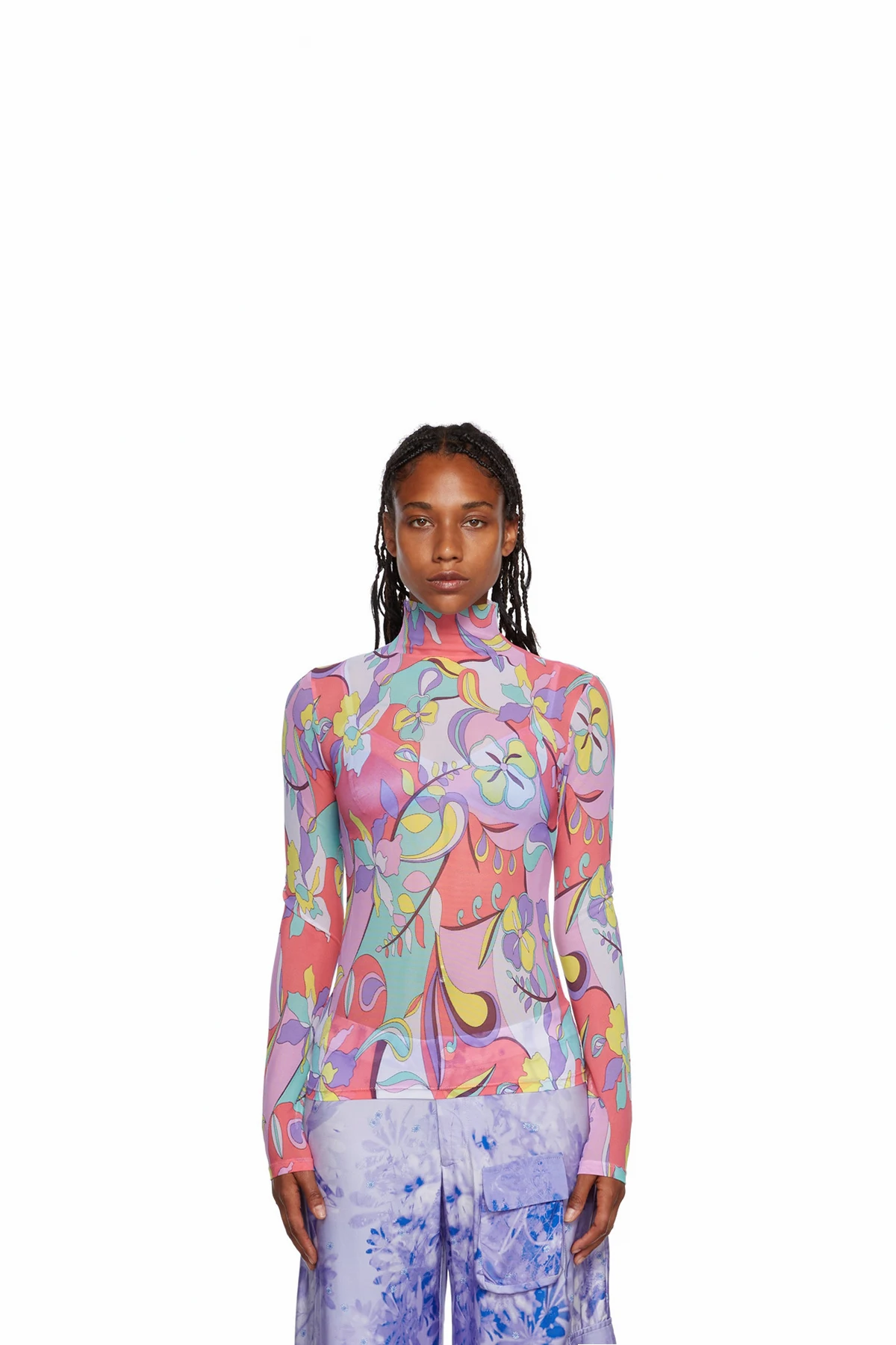 Multicolor Cardio Nova Turtleneck