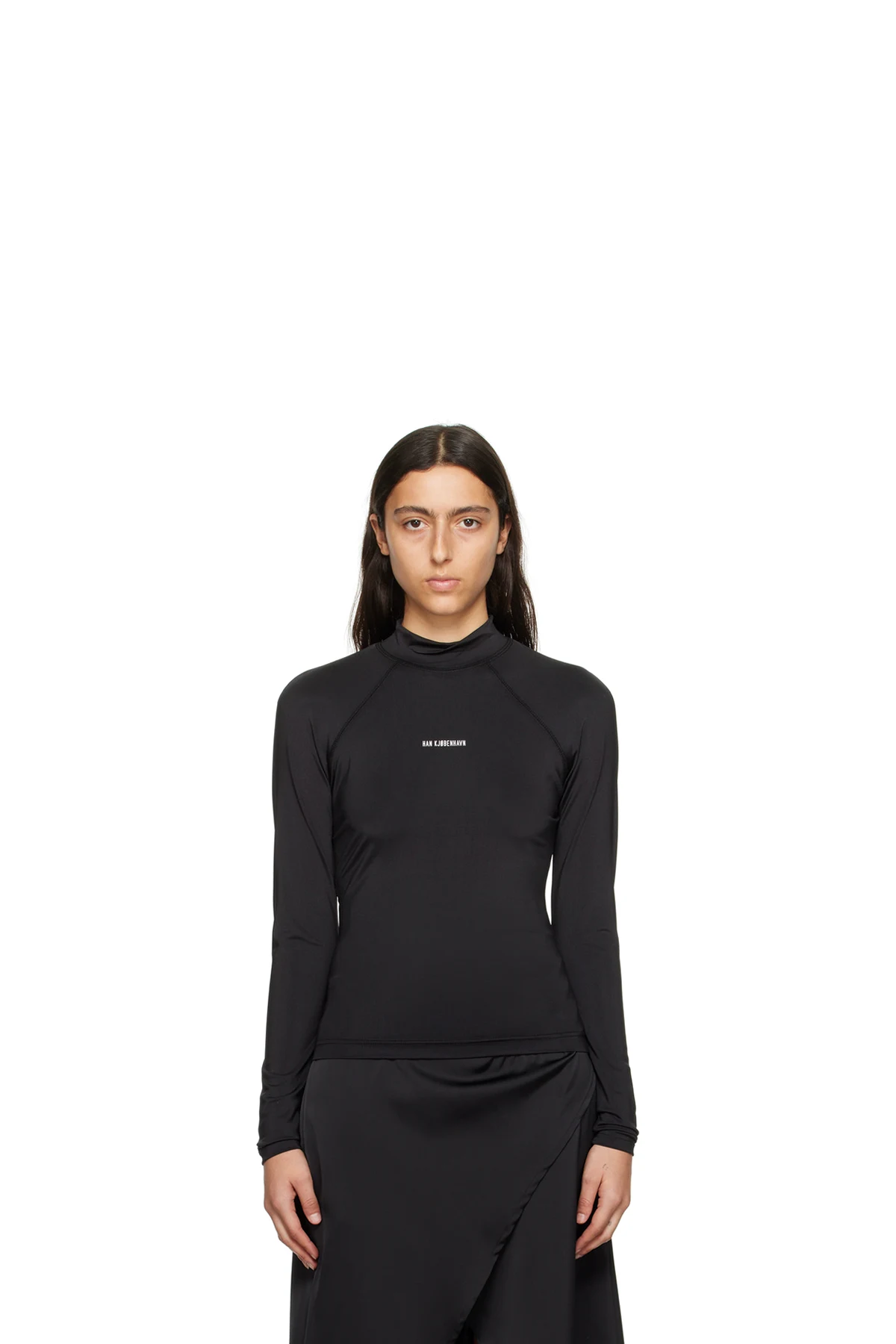 Black Raglan Turtleneck