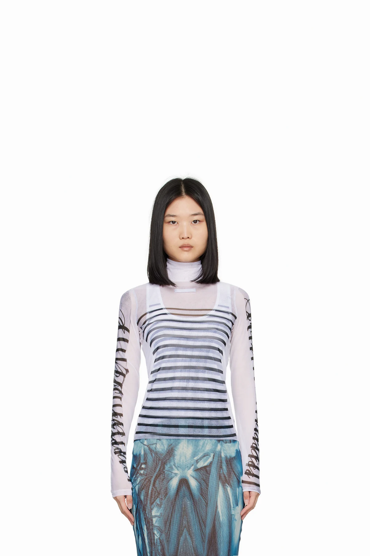 White 'The Marinière' Turtleneck