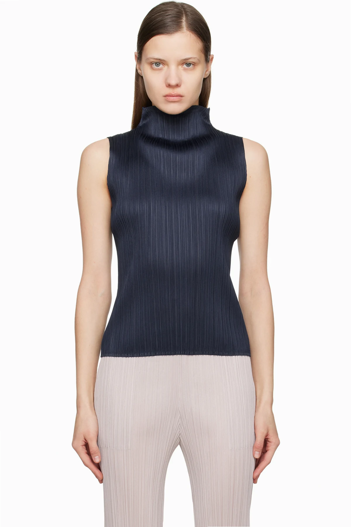 Navy New Colorful Basics 4 Tank Top