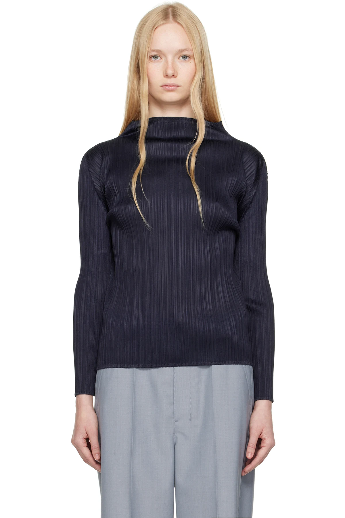 Navy New Colorful Basics 4 Top