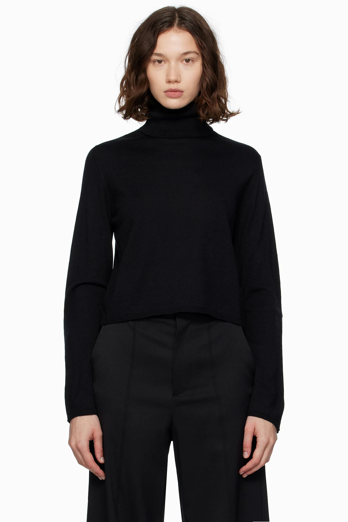 Black Knitted Turtleneck
