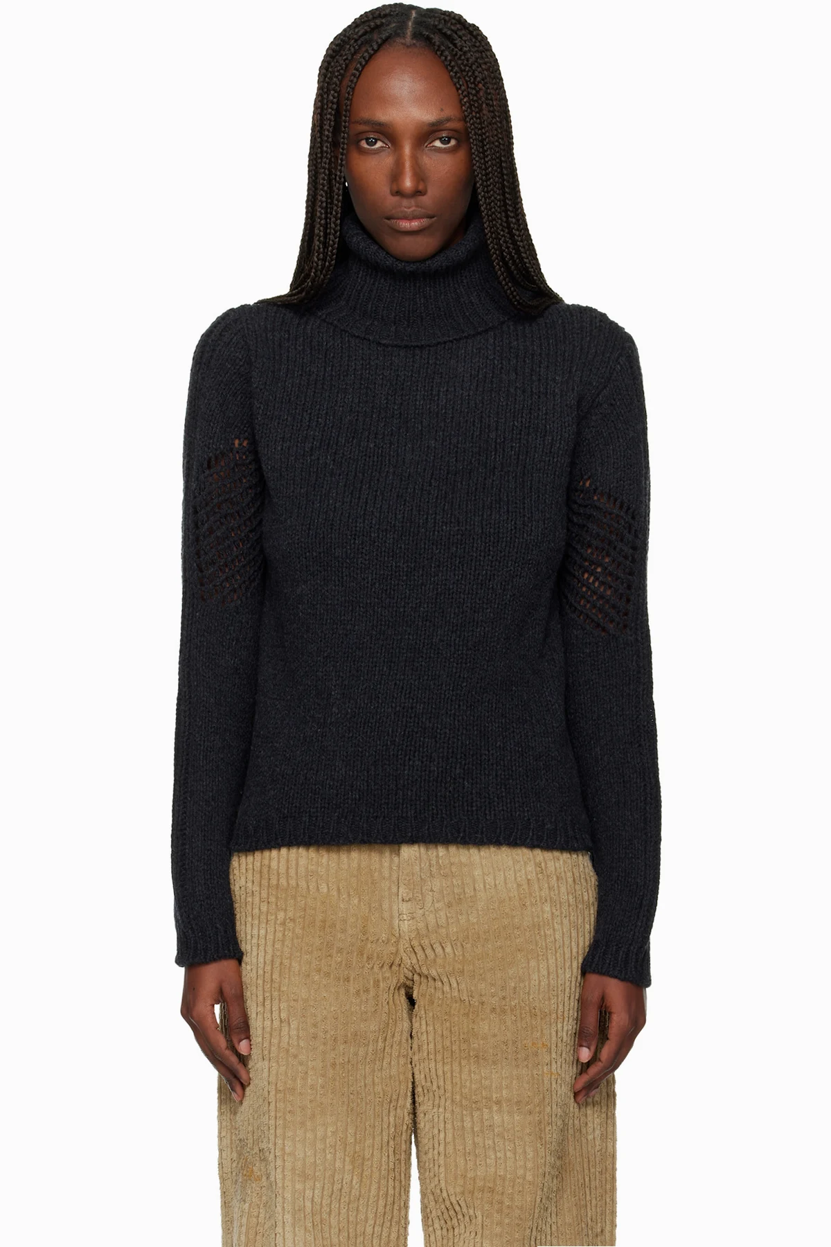 Gray Cage Rollneck Turtleneck