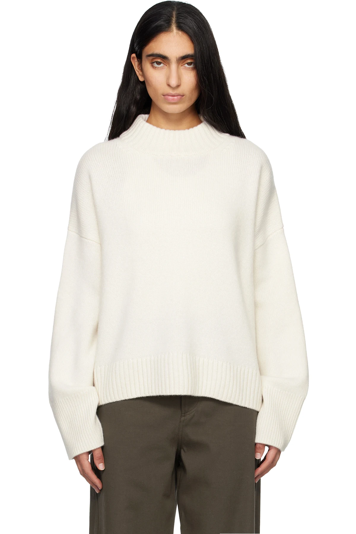 White Rozzie Sweater