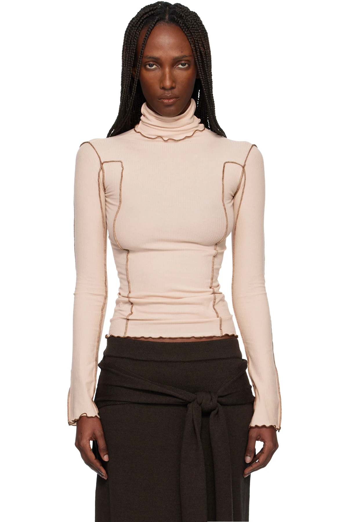 Pink Omato Turtleneck