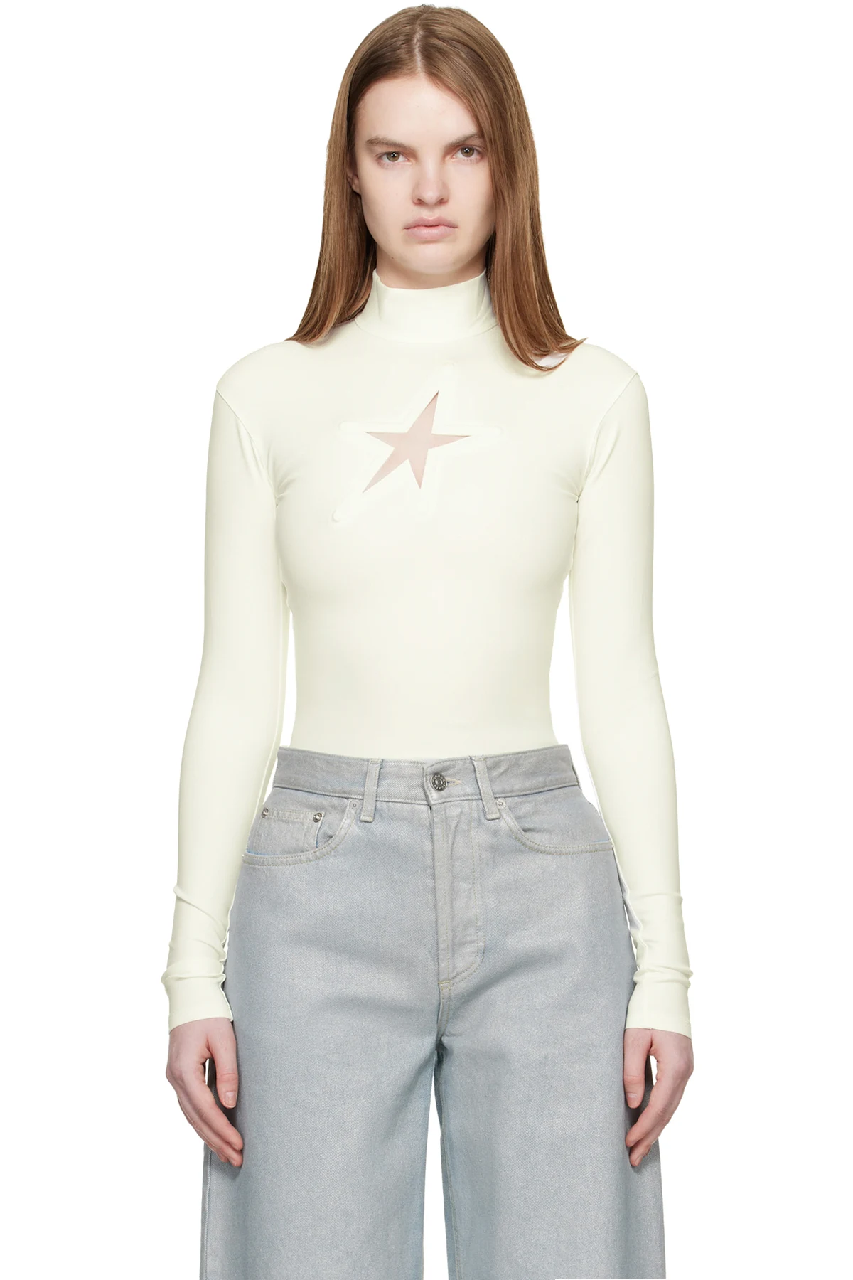 Off-White Thick Lycra Turtleneck