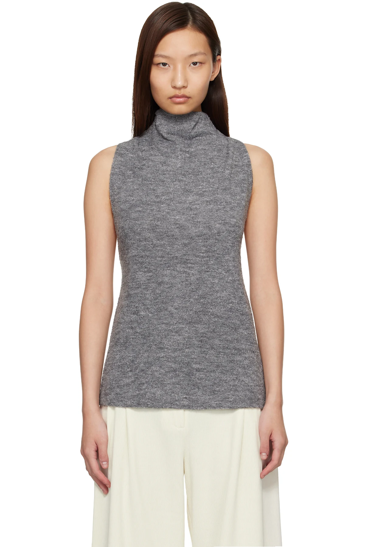 Gray Proenza Schouler White Label Cynthia Turtleneck