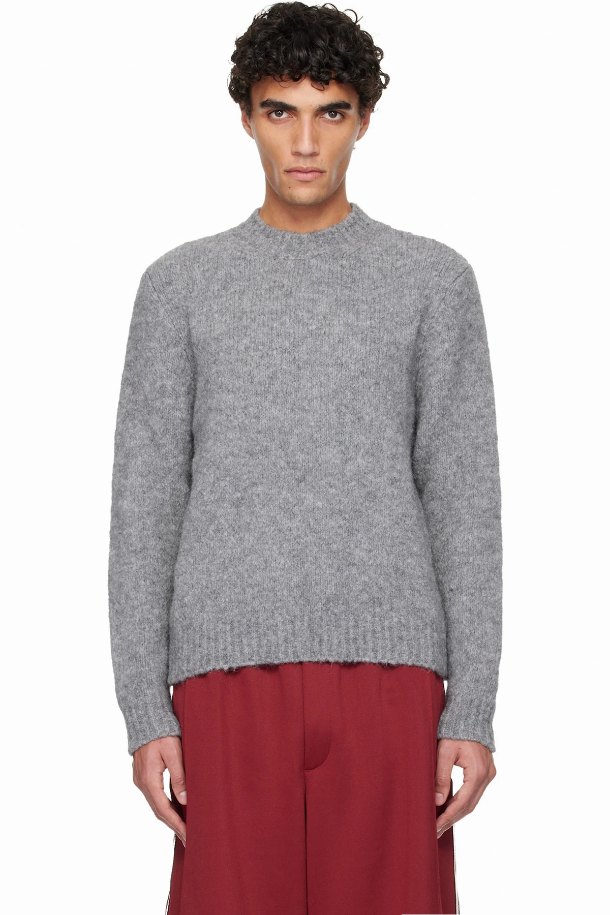Gray Clock B Sweater