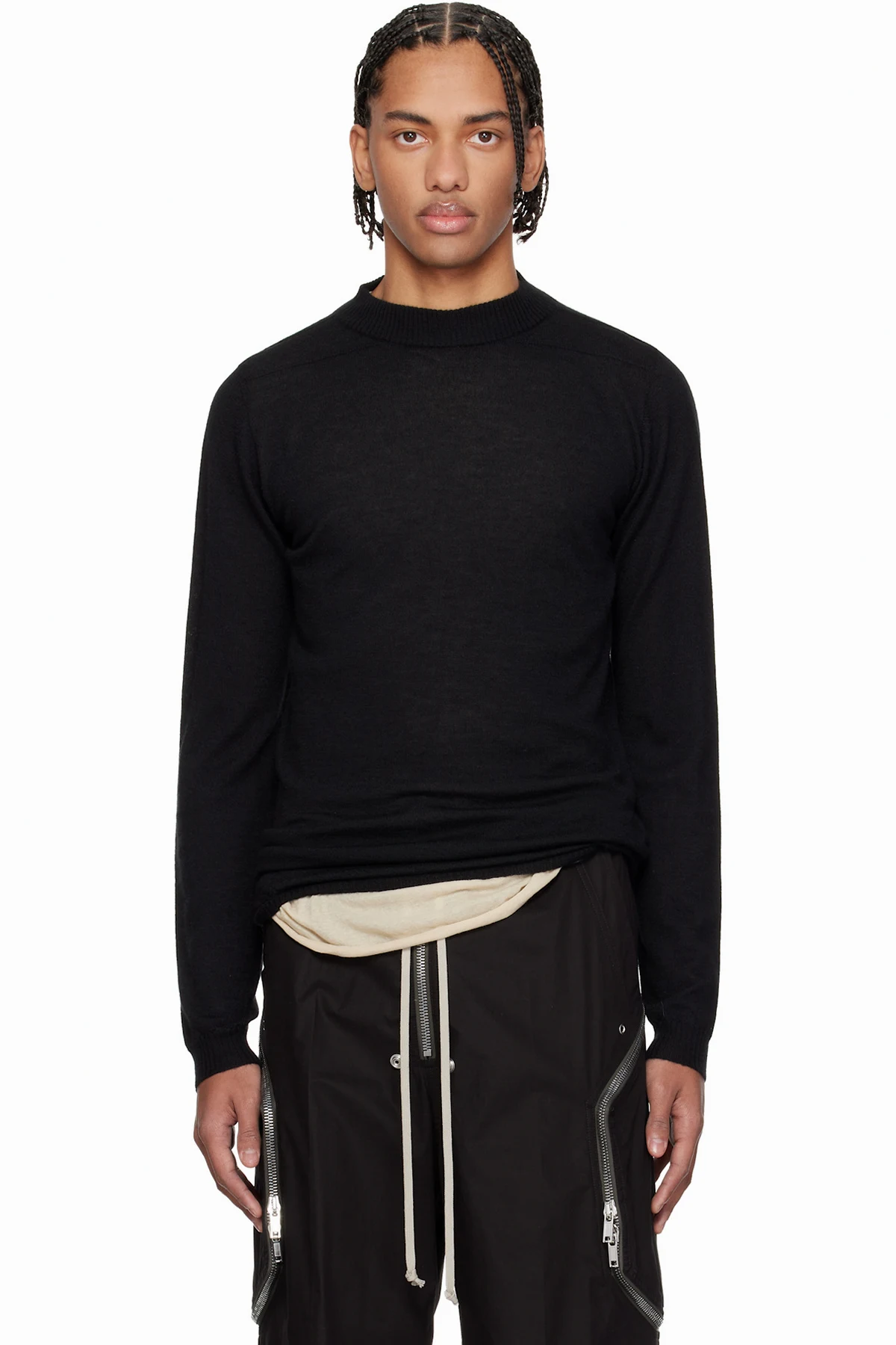 Black Temple Level Lupetto Sweater