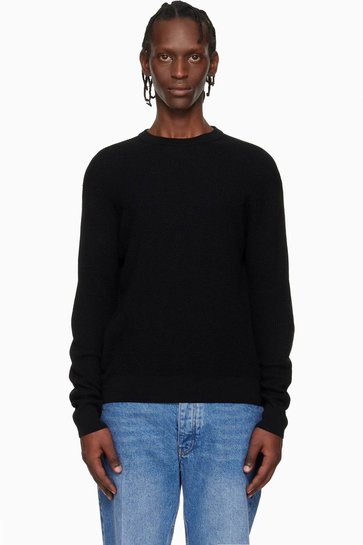 Black Portland Knit Sweater