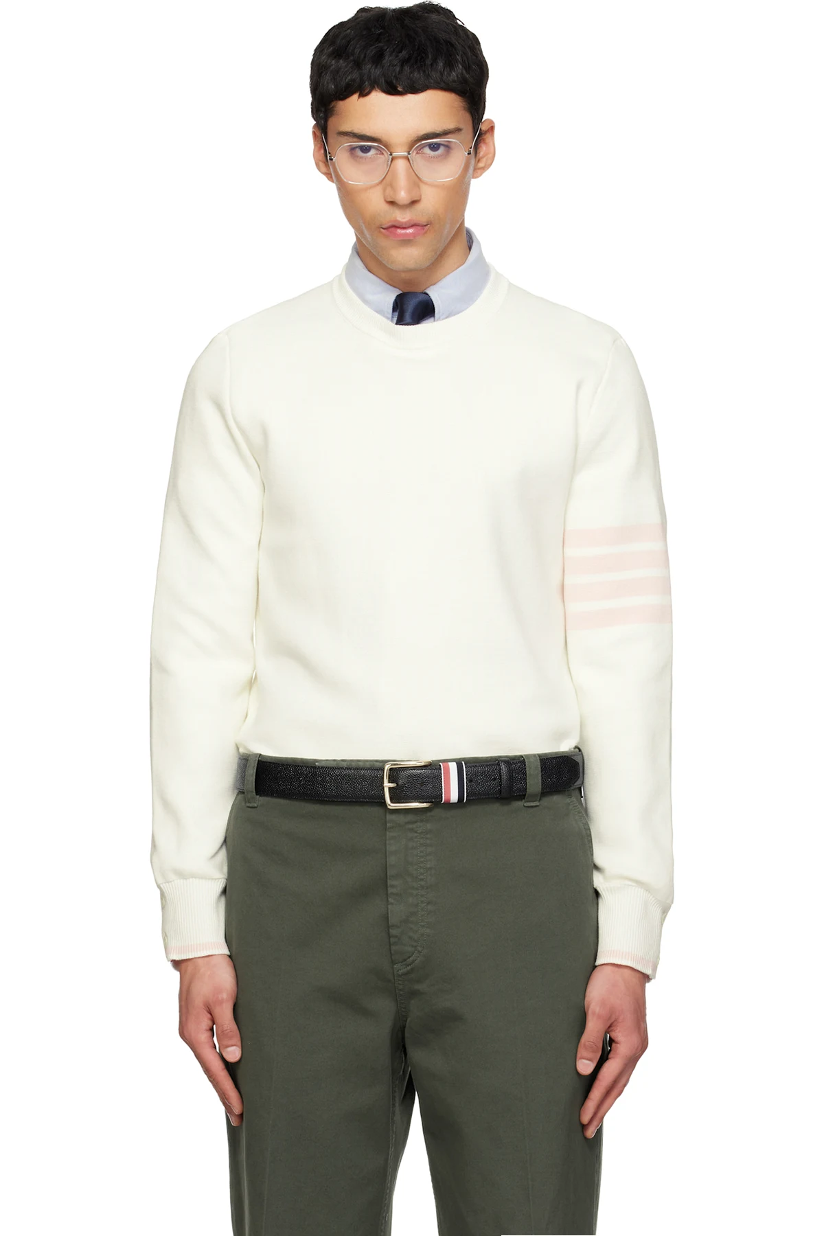 Off-White Milano Stitch 4-Bar Sweatshirt