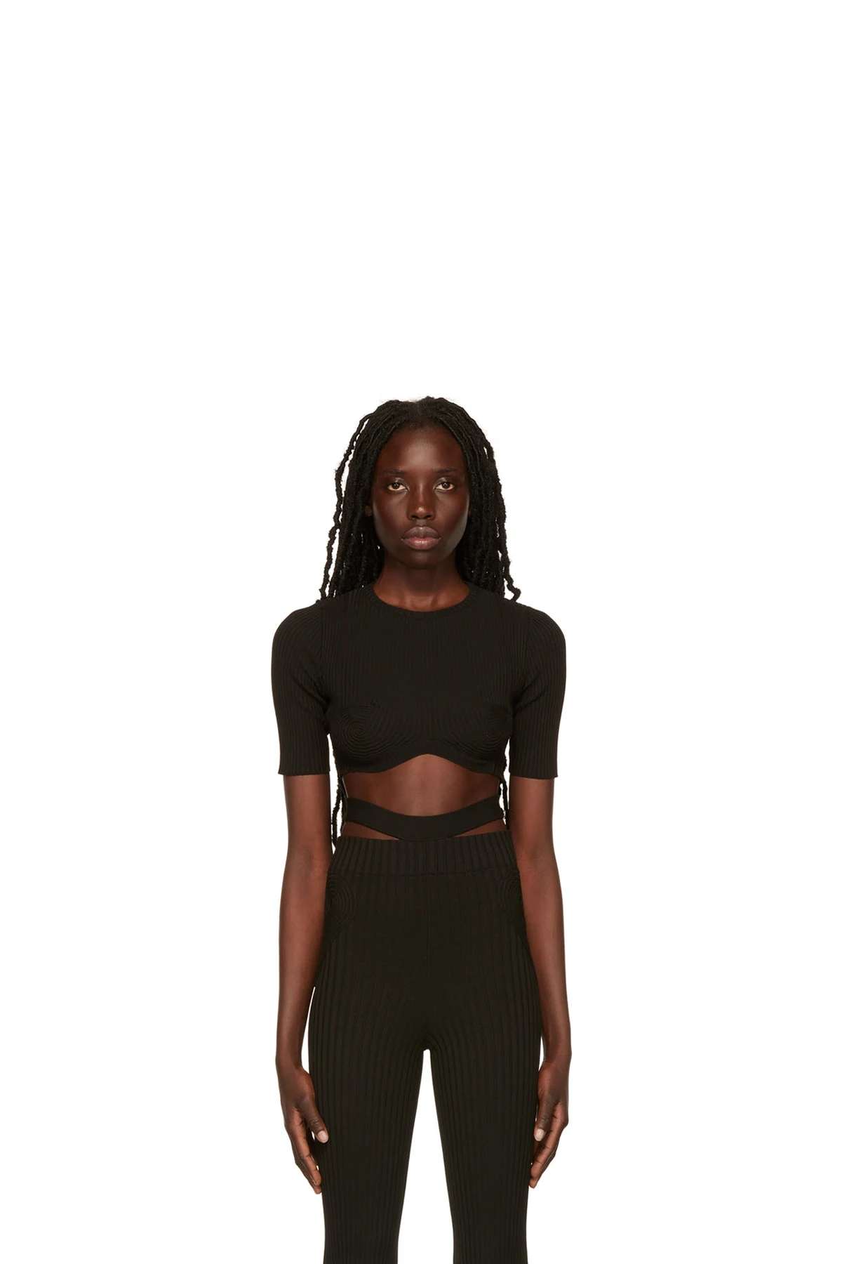 Black Cropped Sweater