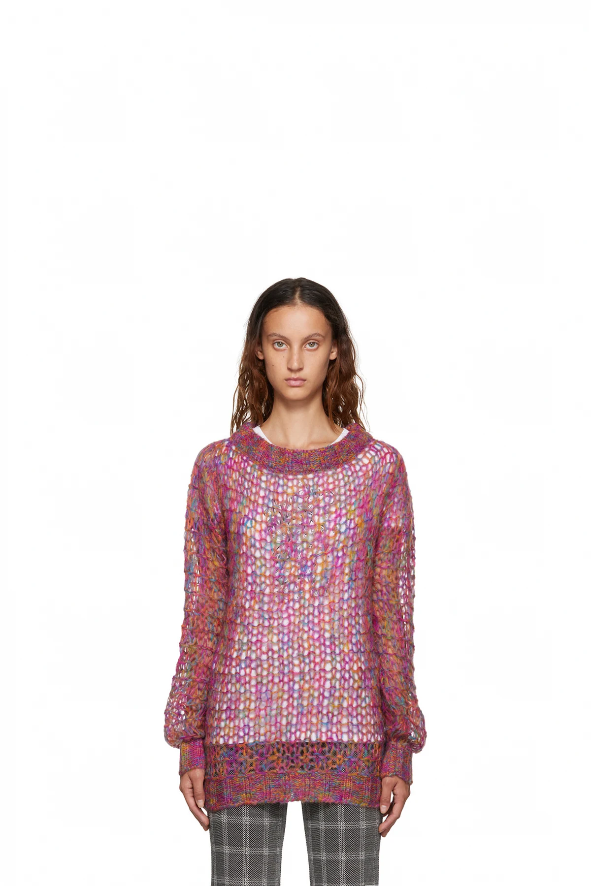 Multicolor Boatneck Sweater