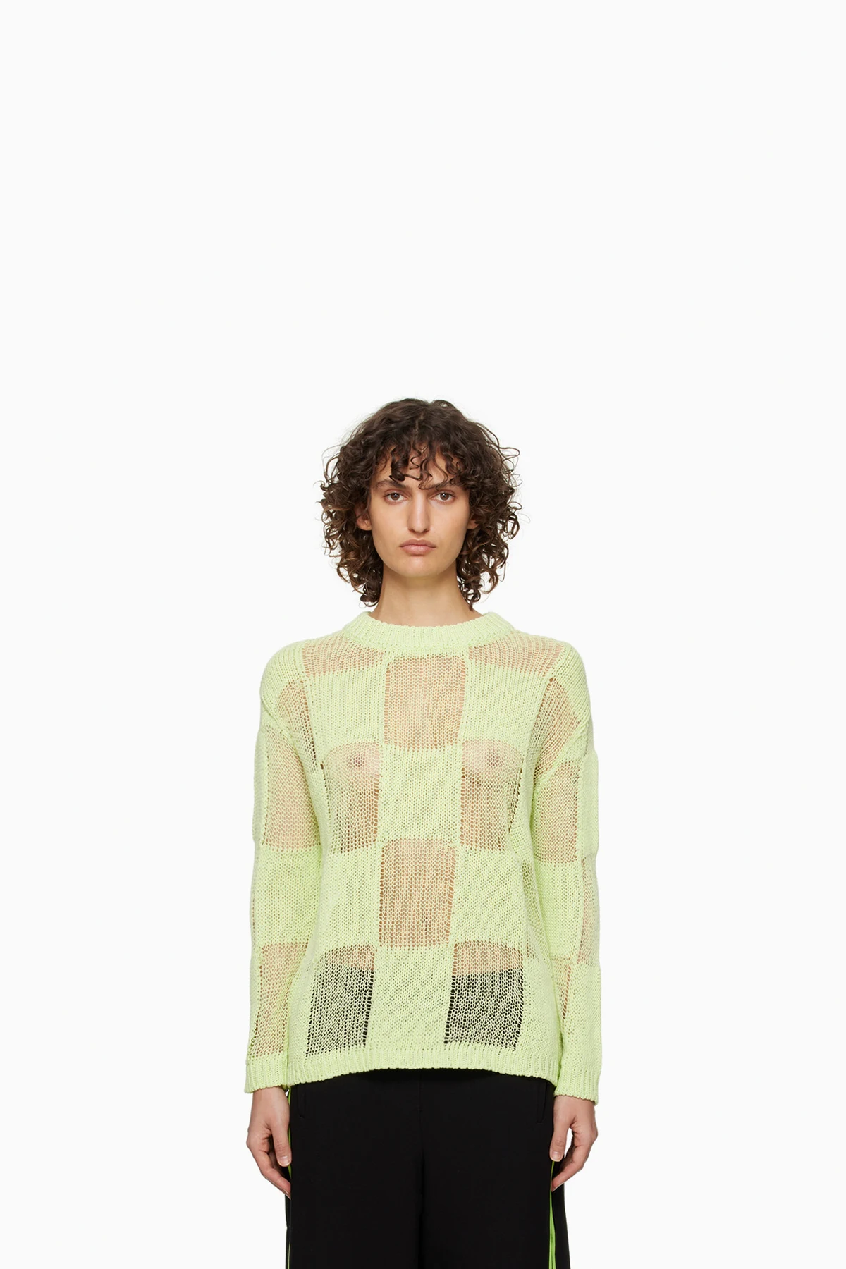 Green Check Sweater