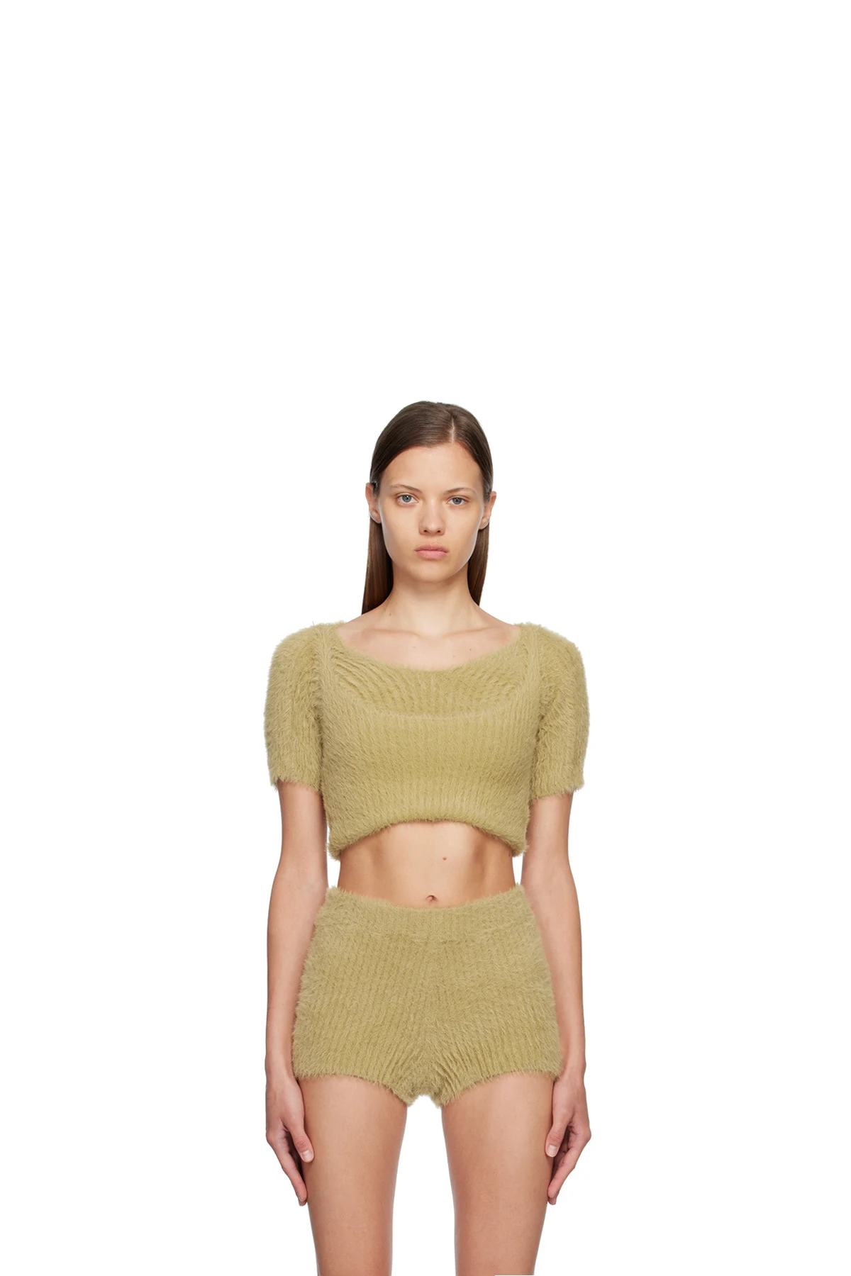 Beige Modular Sweater