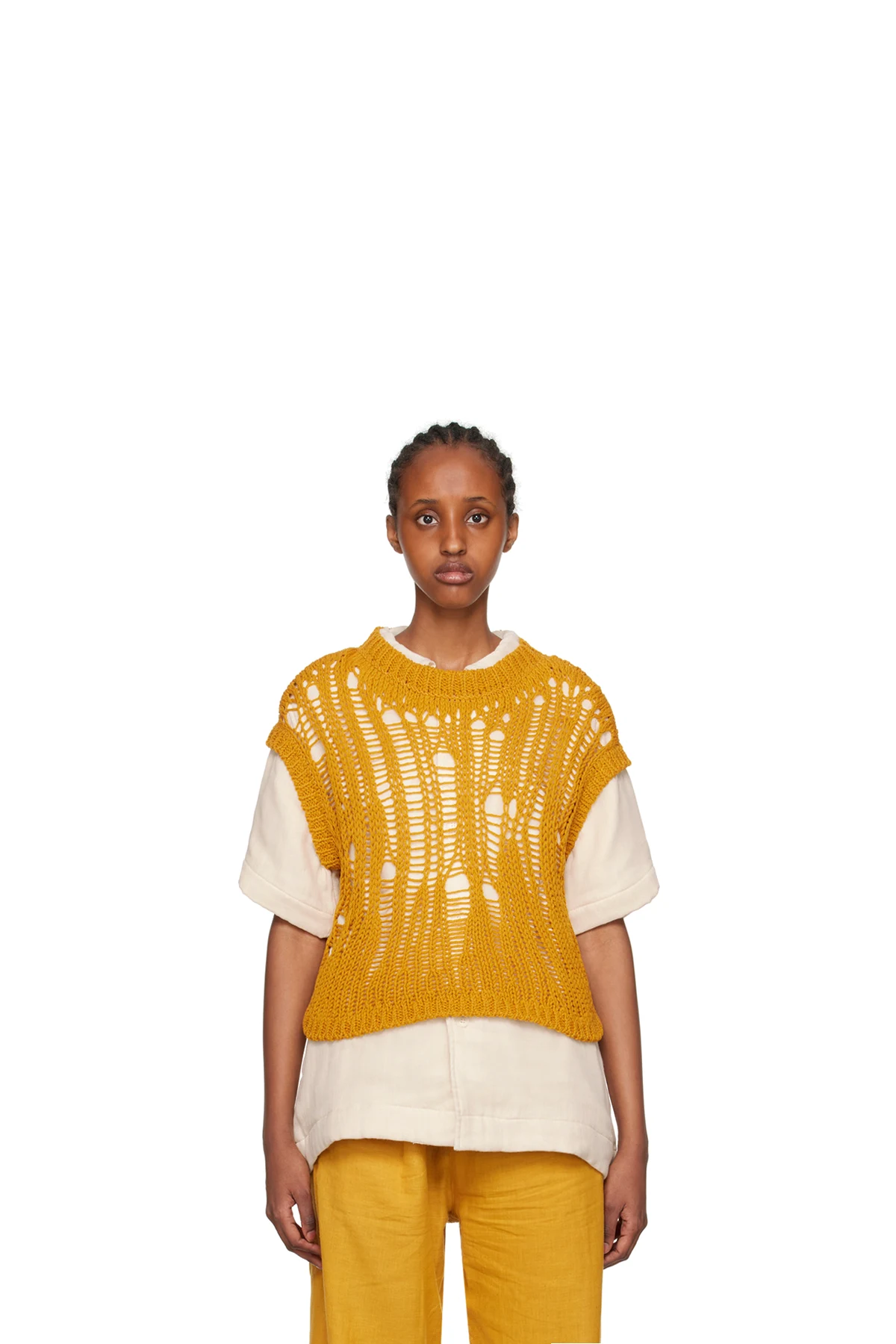 Yellow Laddering Vest