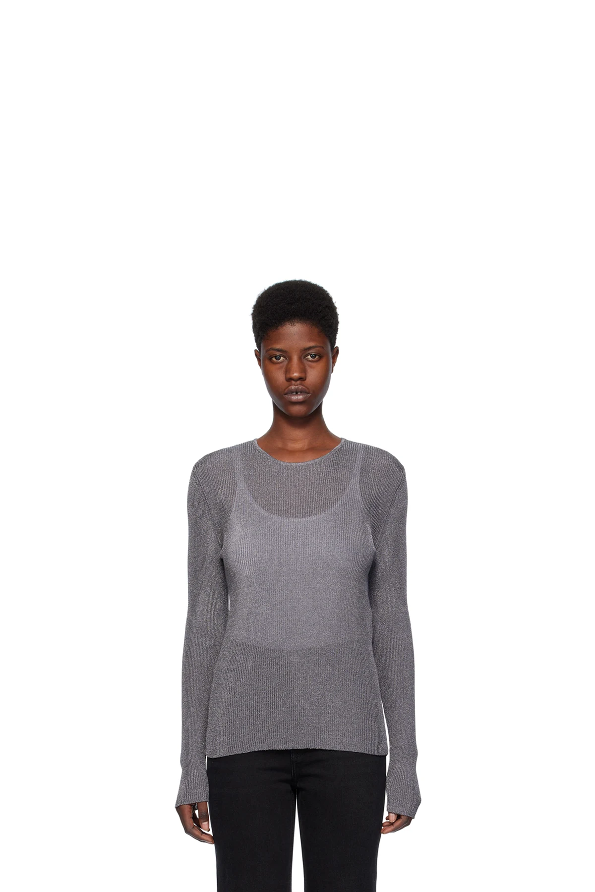 Gunmetal Crewneck Sweater