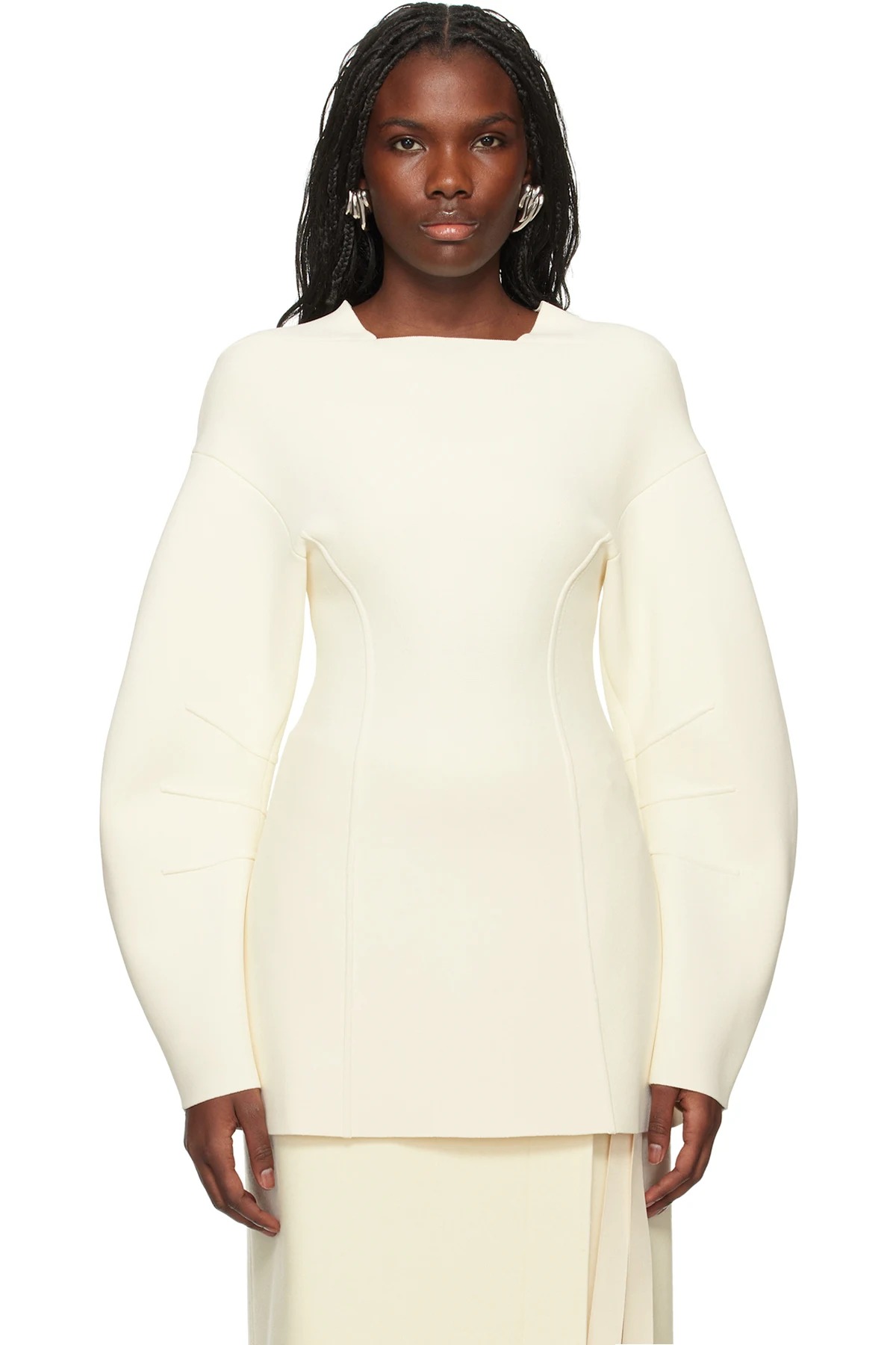 Off-White Long Sleeve Sweater