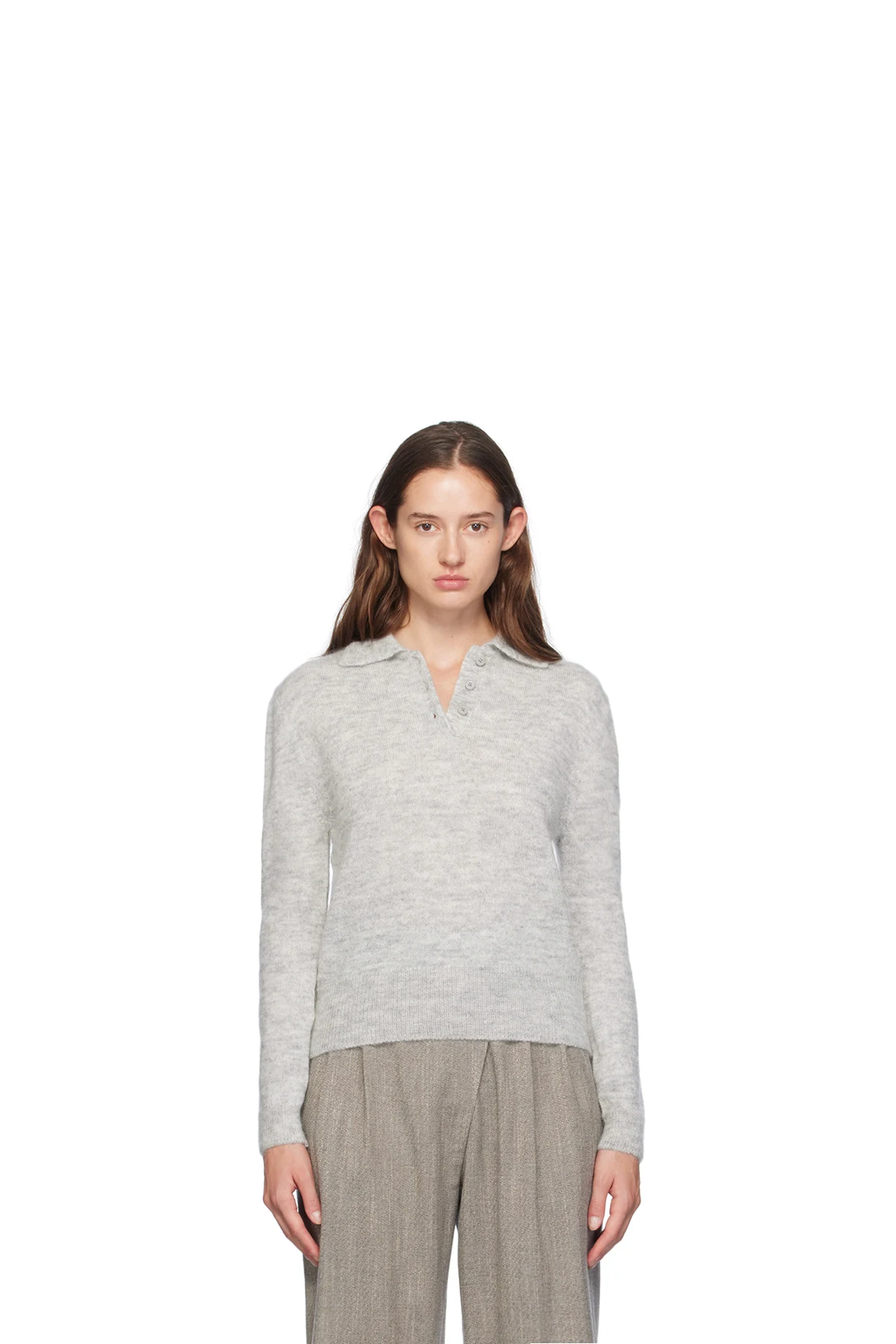Gray Mohair Sweater