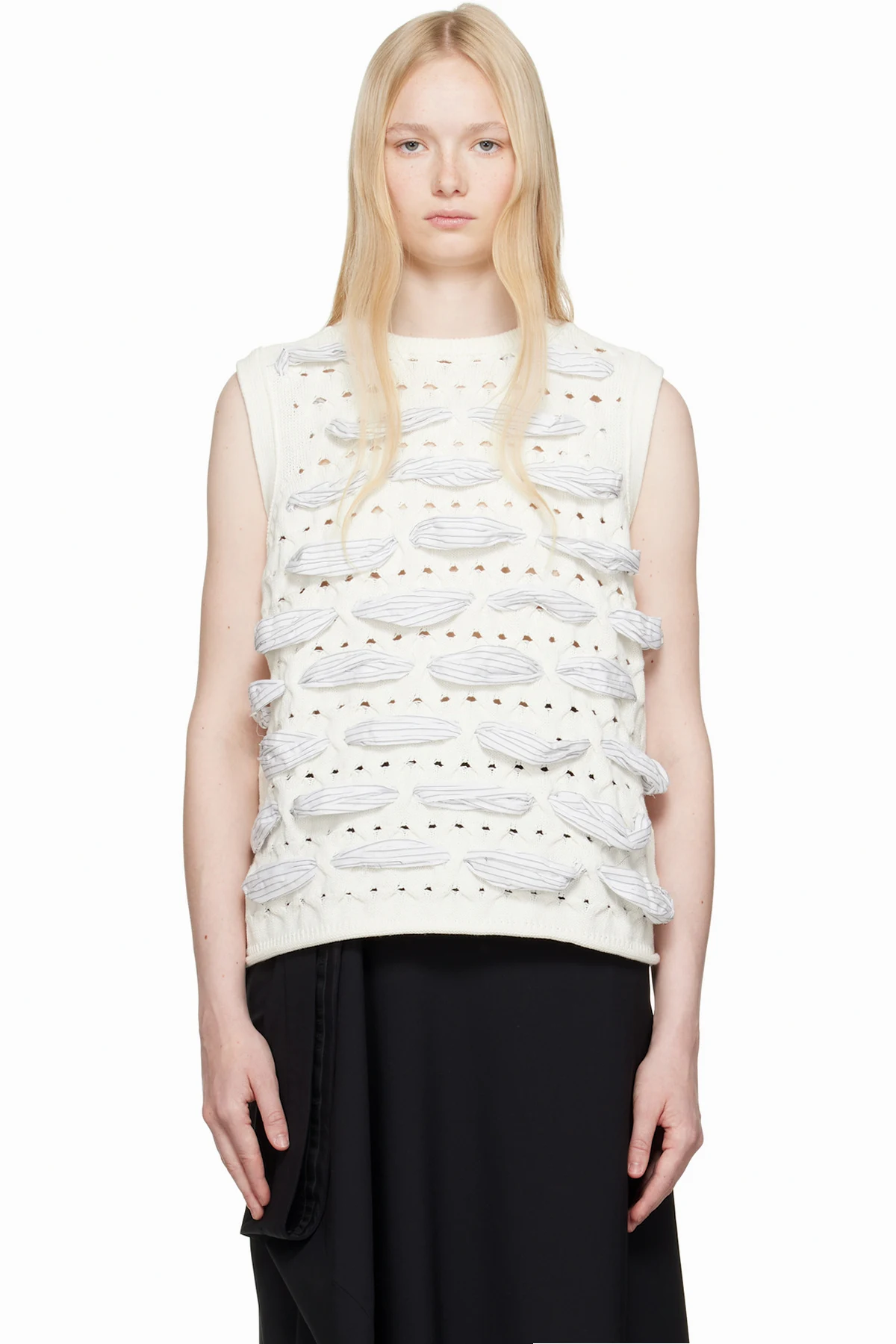 White Product. 58 Knit Vest
