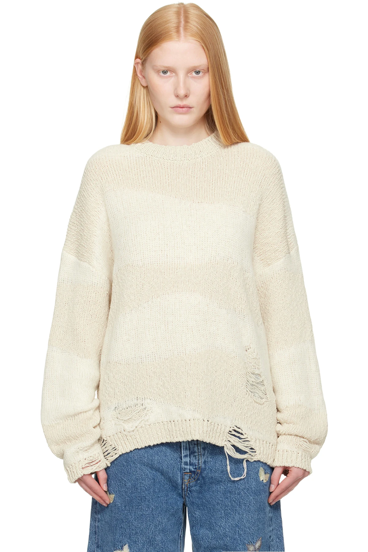 Off-White Popover Sweater