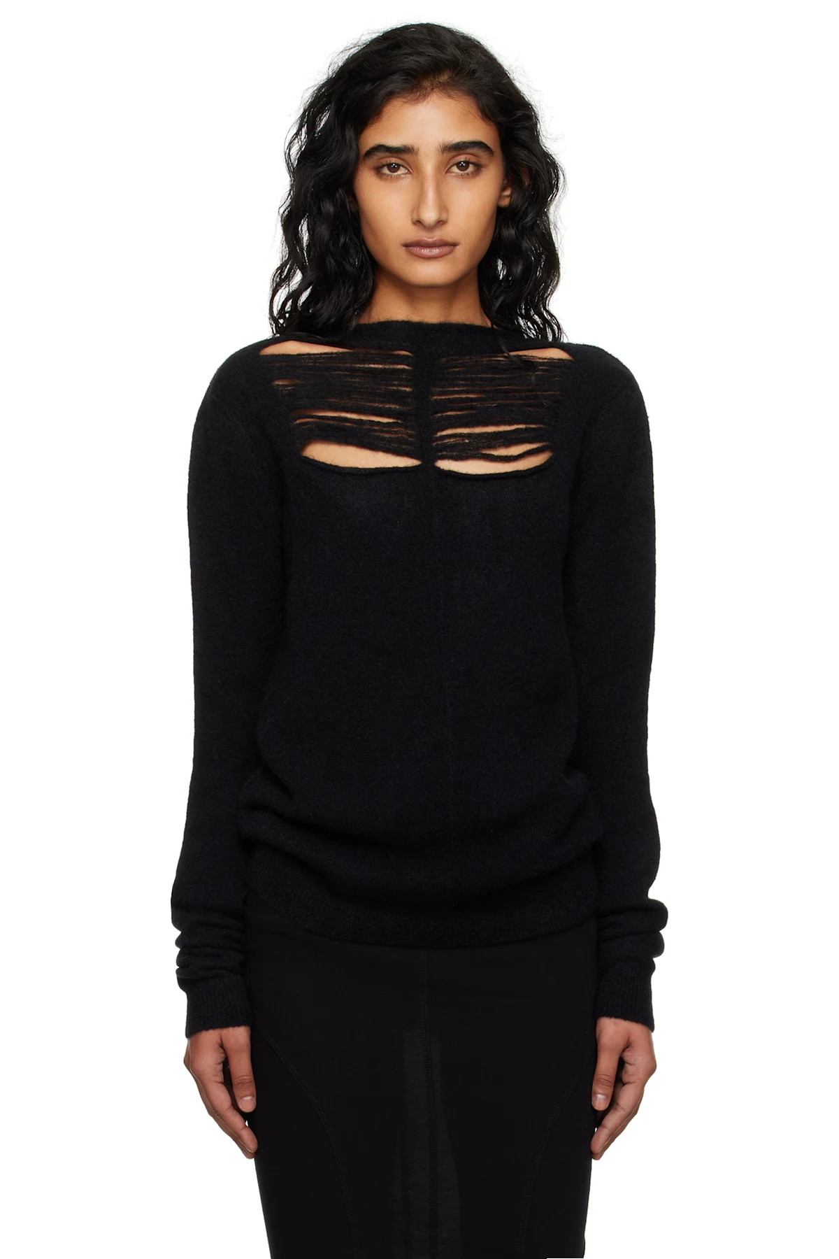 Black Concordians LS Sweater