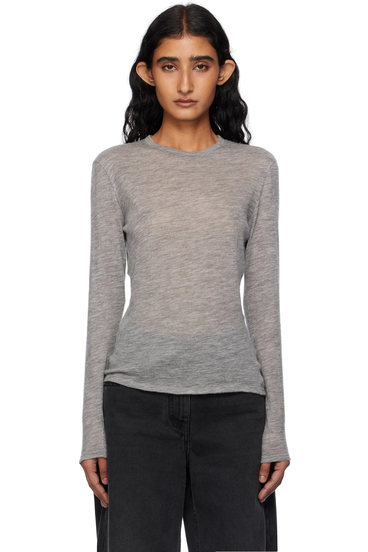 Gray Iverness Sweater