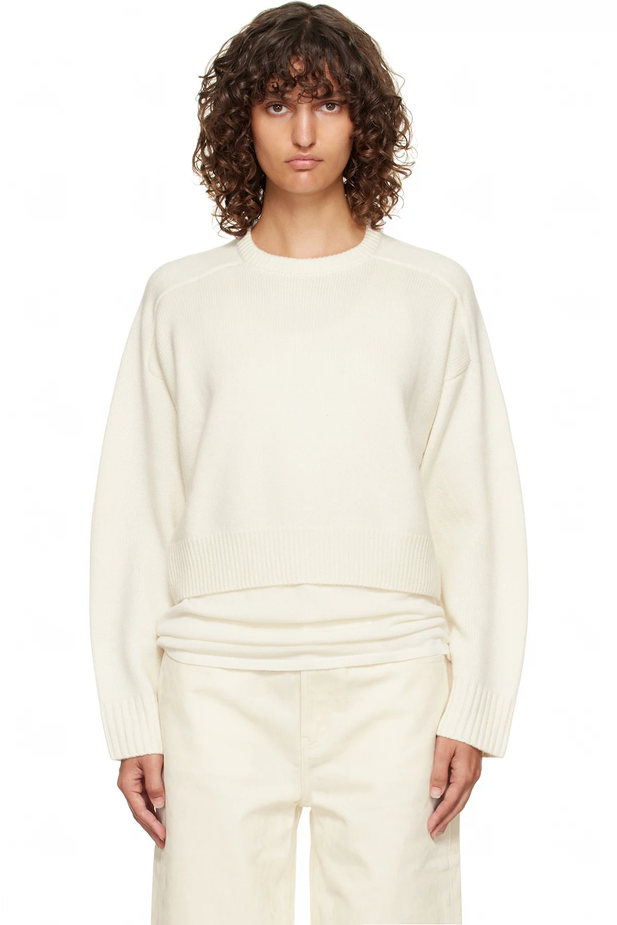 Off-White Bruzzi LDS Boxy Cashmere Sweater