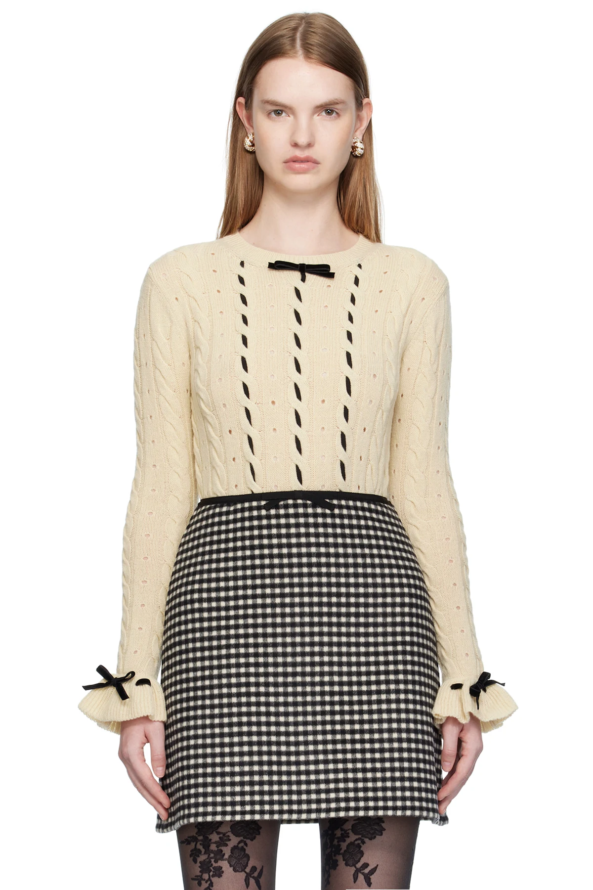 Off-White Virgin Wool Sweater