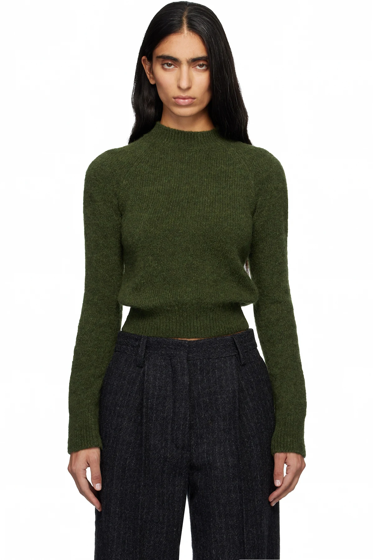 Green Fitted Sweater