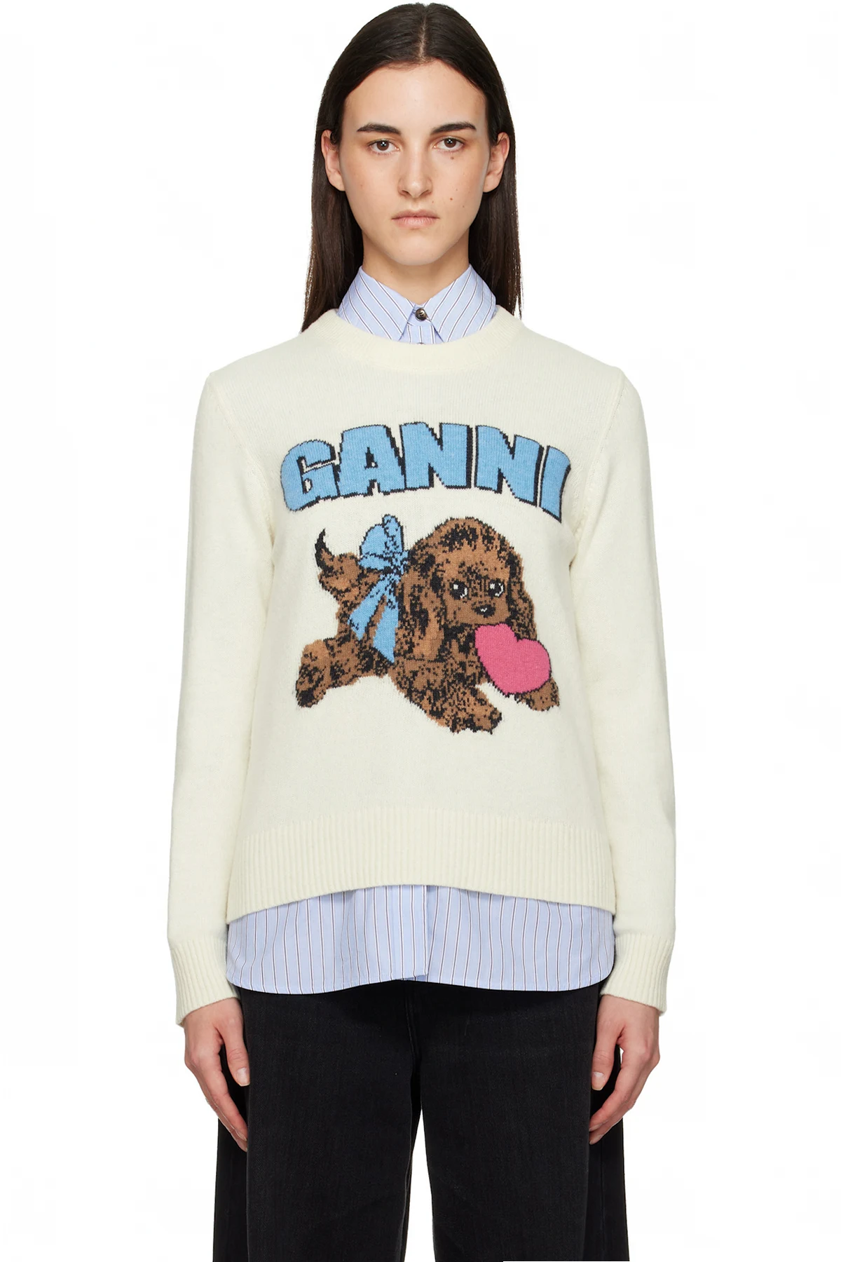 Off-White Puppy Wool Jumper Sweater