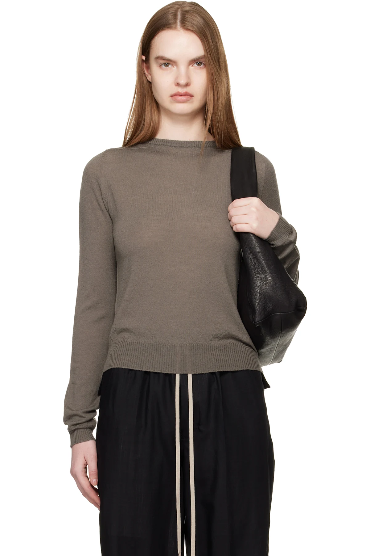 Gray Temple Biker Level Sweater