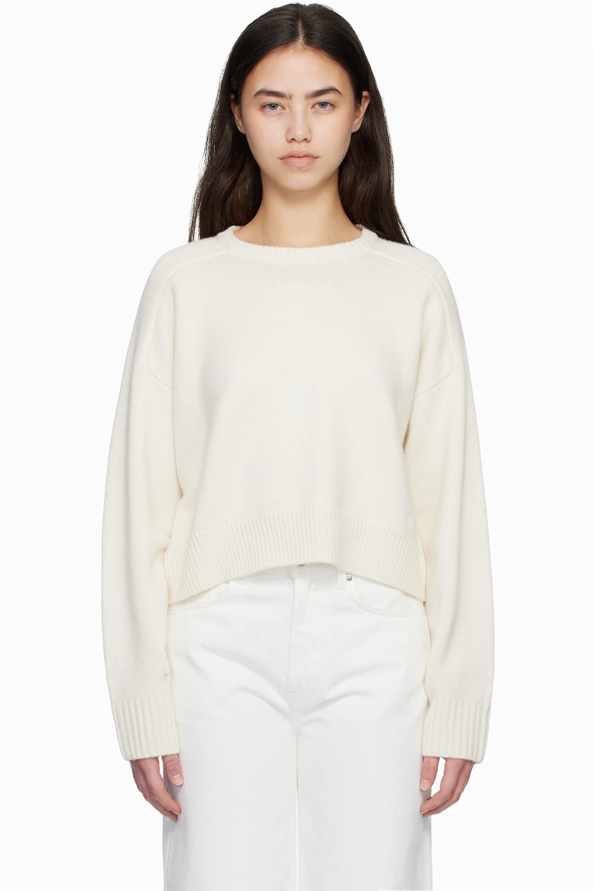 Off-White BRUZZI LDS Cropped Sweater
