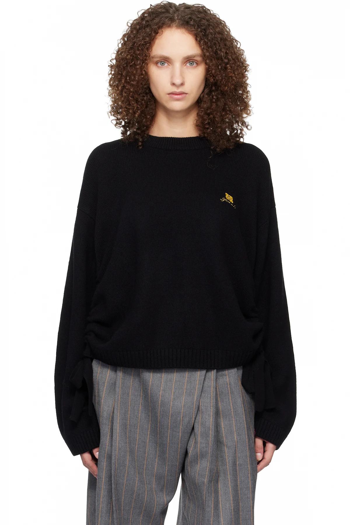 Black Wool Mix Sweater