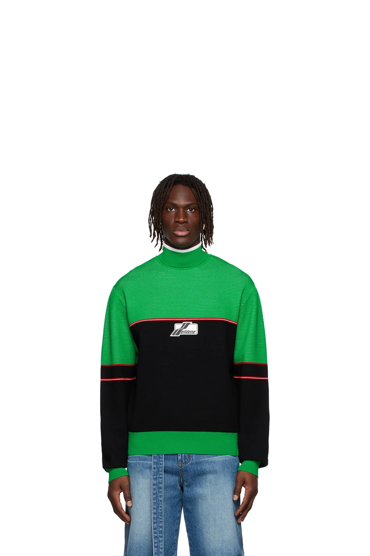 Black Viscose Turtleneck