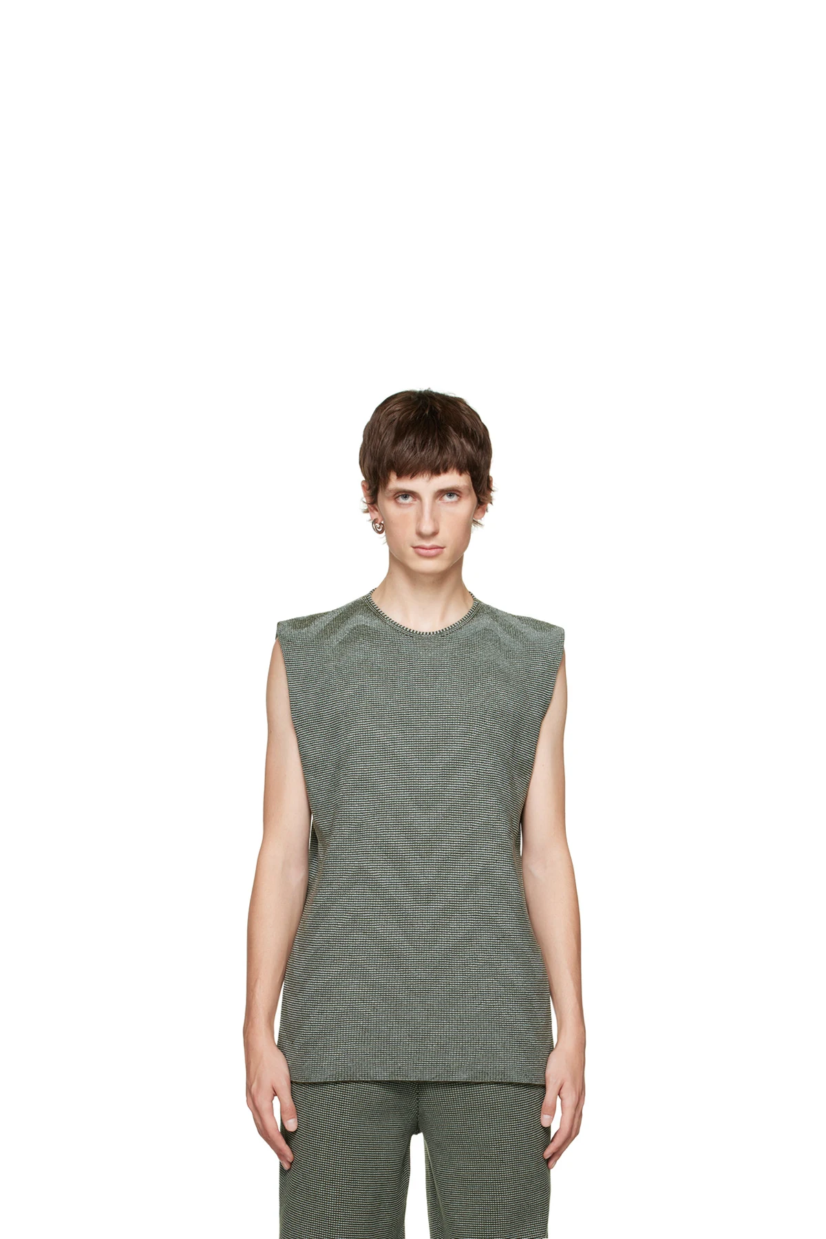 Green Lenticular Tank Top