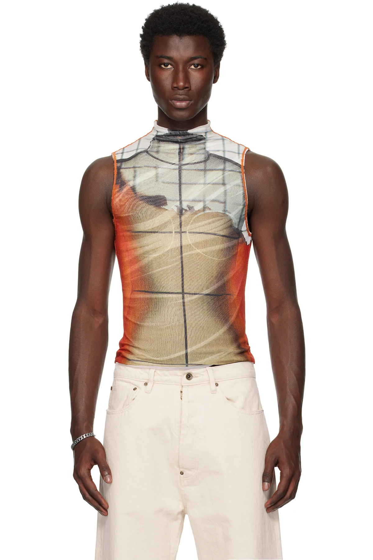 Multicolor 'The Fire' Tank Top