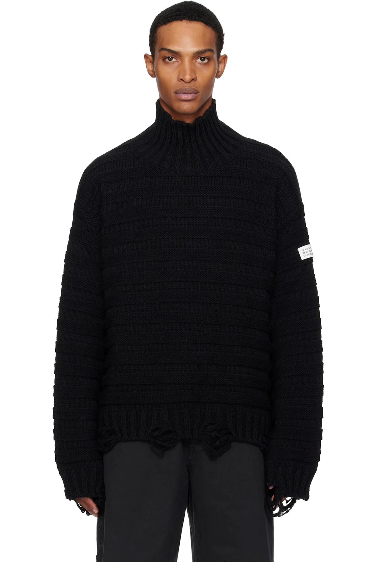 Black Wool Turtleneck