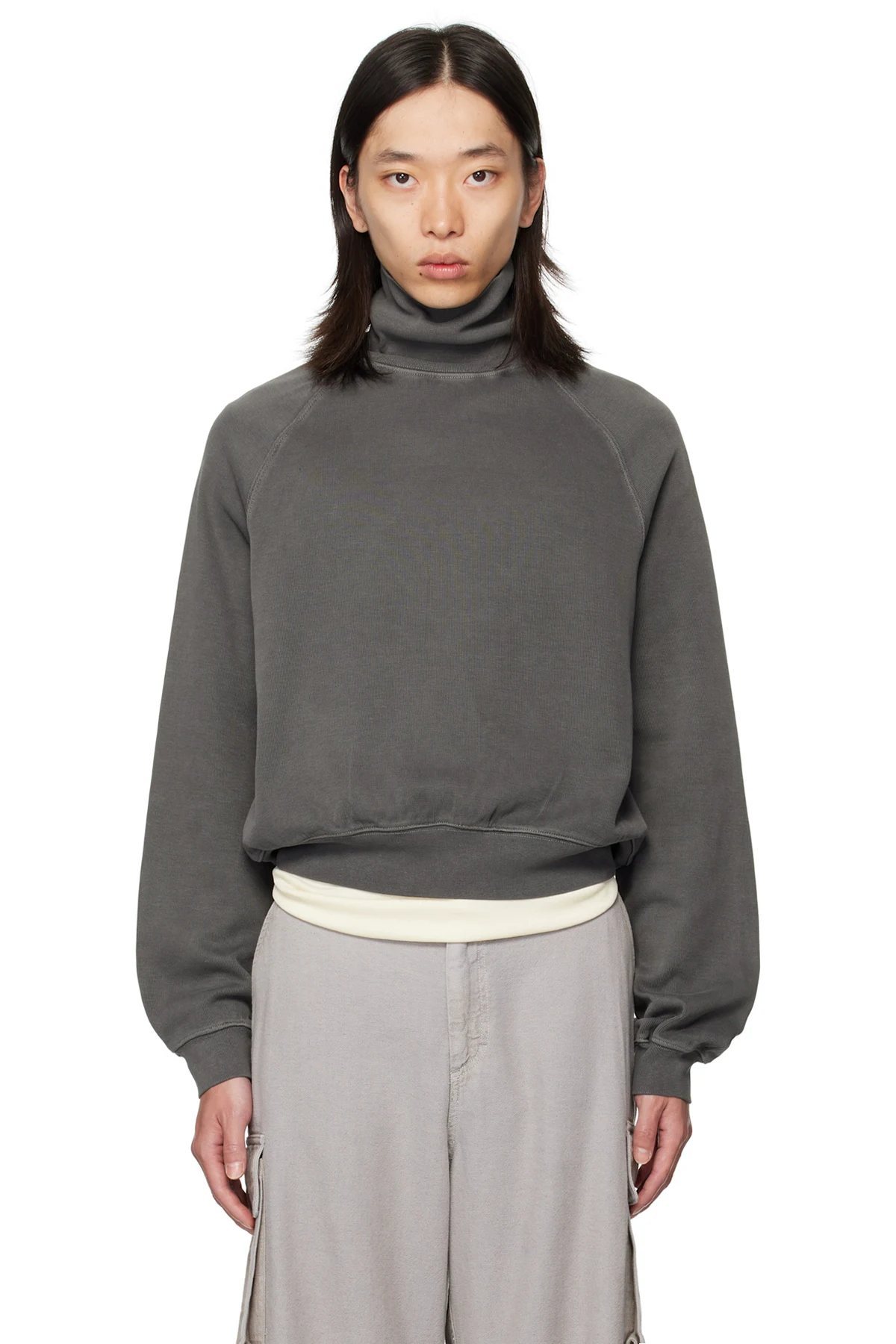 Gray Scholar Rollneck Turtleneck