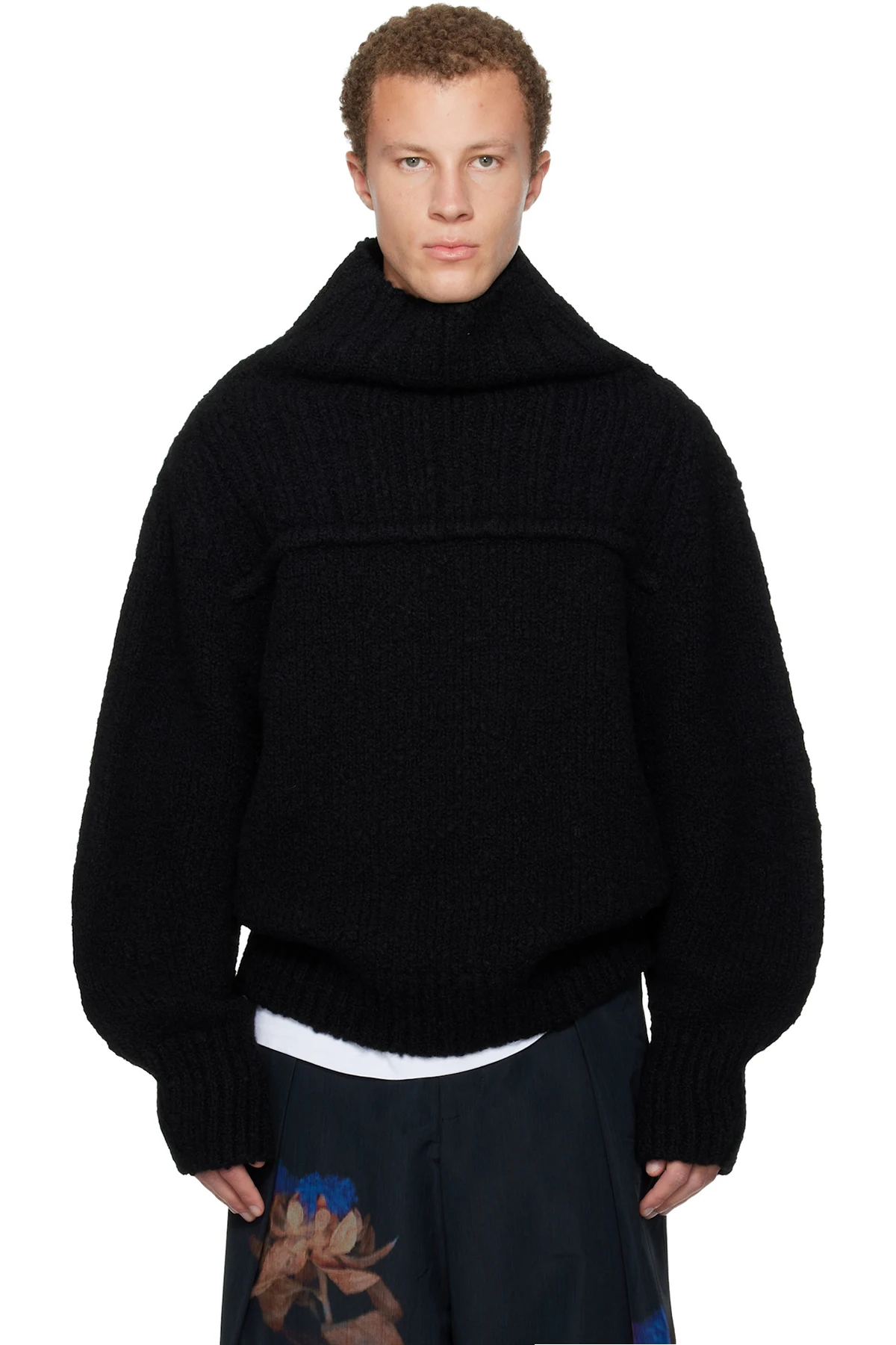 Black Wool Turtleneck
