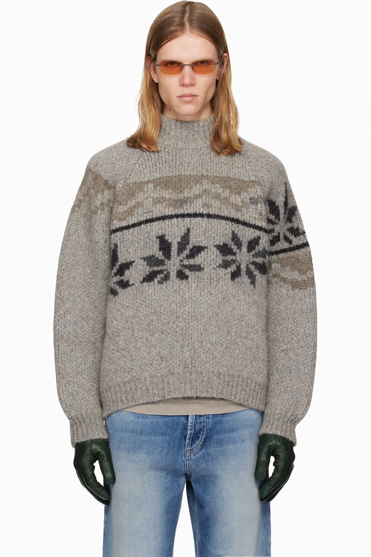 Gray Drunk Norvegese Sweater