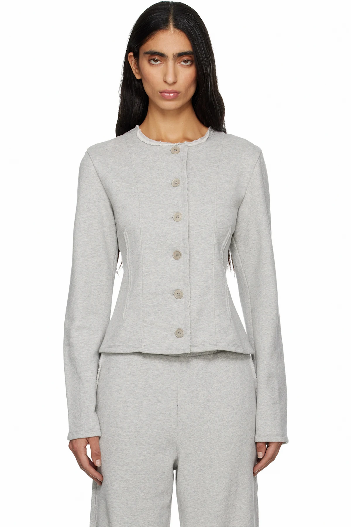 Gray Sanpi Cardigan