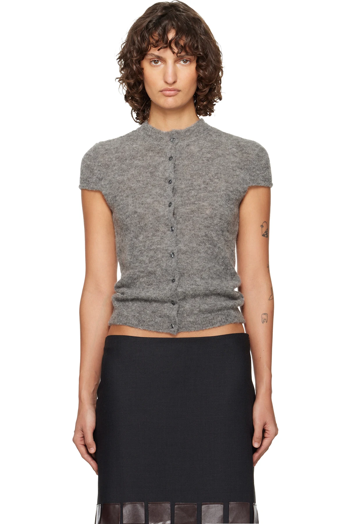 Gray Refian Cardigan