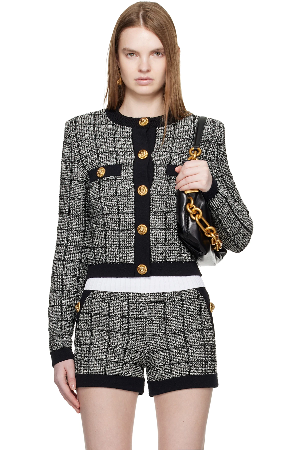 Black Light Tweed Cardigan