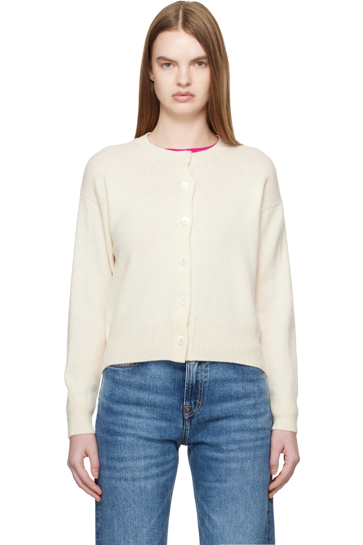 Off White Ada Crewneck Cardigan